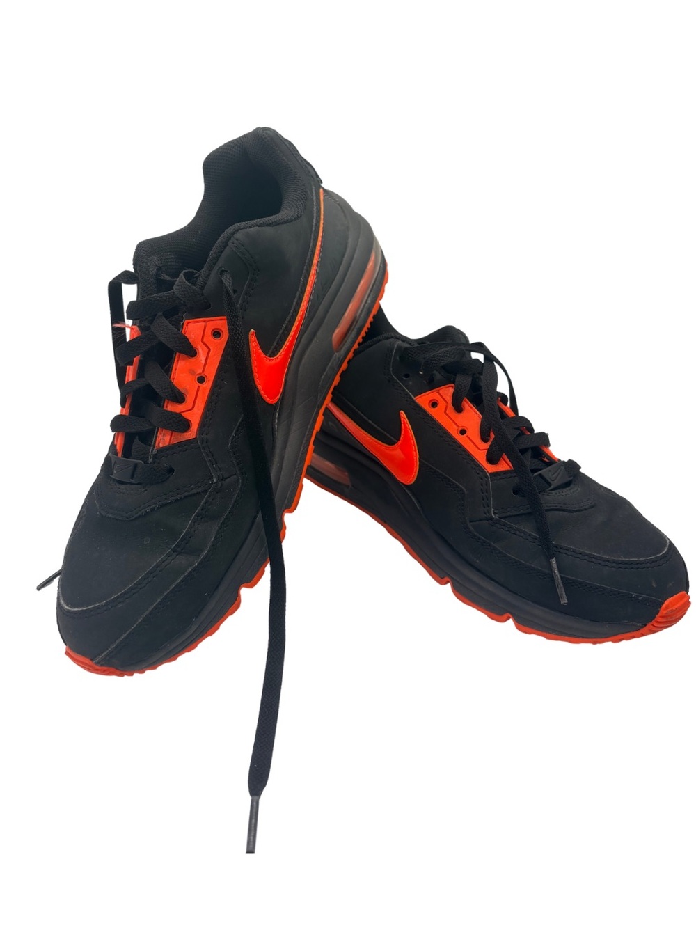 Nike Air Max LTD 3 Black Bright Crimson Mens Size 9 687977-066 Sneakers